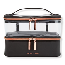 Cargar imagen en el visor de la galería, Basics Black Double-Zip Train Case *PRE-Order*