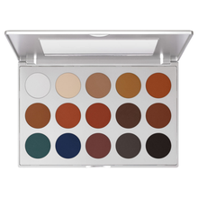 Cargar imagen en el visor de la galería, Kryolan Eye Shadow Professional Palette 15 colores