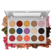 Cargar imagen en el visor de la galería, Kryolan Eye Shadow Professional Palette 15 colores