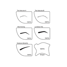 Cargar imagen en el visor de la galería, Pro Designed Brow Stencils & Shaper (Plantillas para aerógrafo) *PRE-Order*