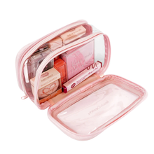 Cargar imagen en el visor de la galería, Cosmetiquera Beauty Creations - Clearly Pink Cosmetic Bag