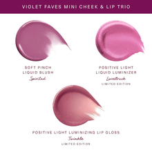 Cargar imagen en el visor de la galería, Violet Faves Mini Cheek and Lip Trio Makeup Gift Set *PRE-Order*