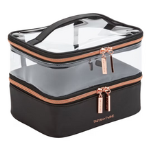Cargar imagen en el visor de la galería, Basics Black Double-Zip Train Case *PRE-Order*
