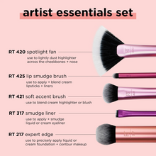 Cargar imagen en el visor de la galería, Artist Essentials Makeup Brush Set
