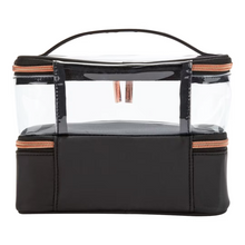 Cargar imagen en el visor de la galería, Basics Black Double-Zip Train Case *PRE-Order*
