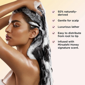 Honey infused hair wash