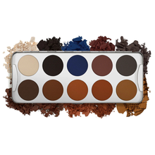 Cargar imagen en el visor de la galería, Kryolan Eye Shadow Palette 10 colores - Shading
