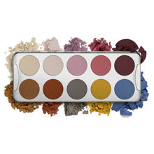 Cargar imagen en el visor de la galería, Kryolan Eye Shadow Palette 10 colores - Iridescent

