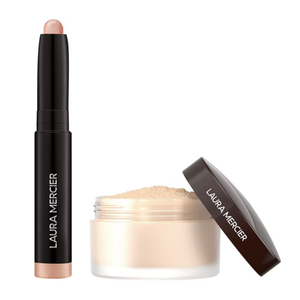 Laura Mercier Gift Set Mini (Polvo suelto traslúcido + sombra de ojos en barra)