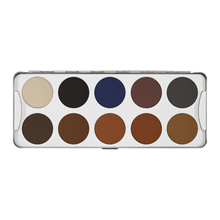 Cargar imagen en el visor de la galería, Kryolan Eye Shadow Palette 10 colores - Shading

