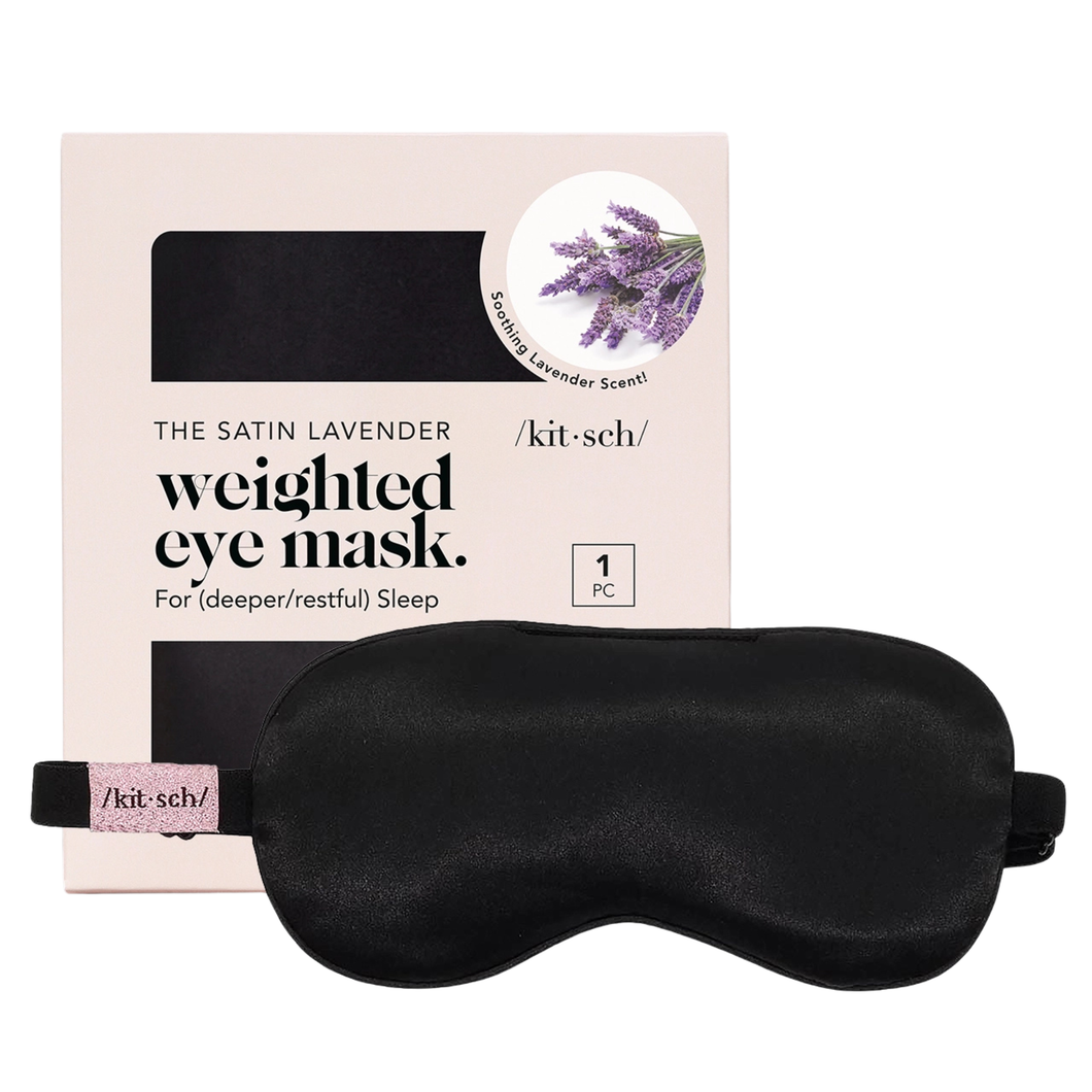 The Lavender Weighted Satin Eye Mask (Antifaz para dormir - Lavanda) *PRE-Order*
