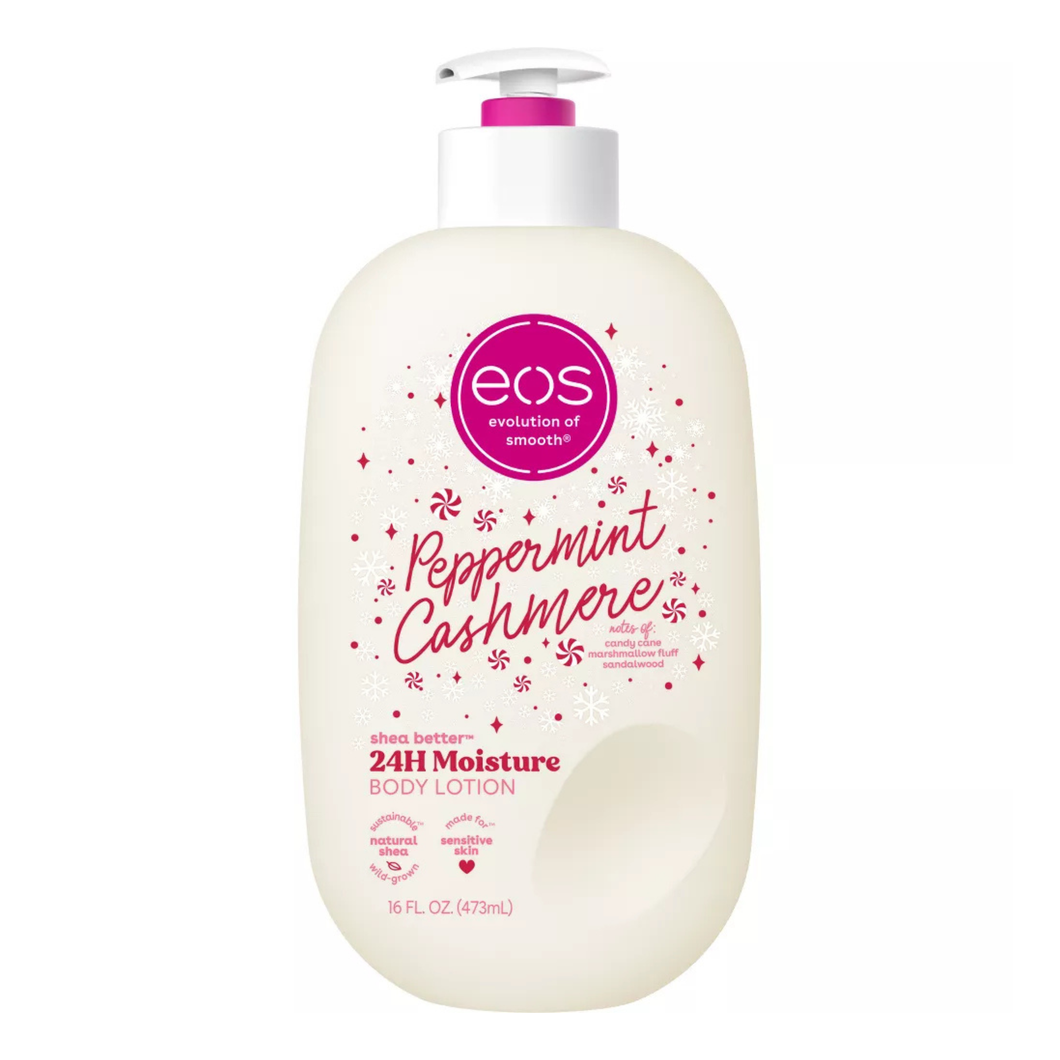 eos Holiday Body Lotion - Peppermint Cashmere - 16 fl oz *PRE-Order*