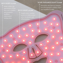 Cargar imagen en el visor de la galería, Pro LED Light Therapy Mask (Máscara de terapia de luz pro)
