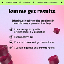 Cargar imagen en el visor de la galería, Lemme Fiber &amp; Probiotic Gummies *PRE-Order*
