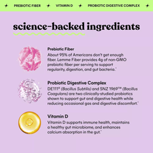 Cargar imagen en el visor de la galería, Lemme Fiber &amp; Probiotic Gummies *PRE-Order*
