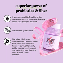 Cargar imagen en el visor de la galería, Lemme Fiber &amp; Probiotic Gummies *PRE-Order*
