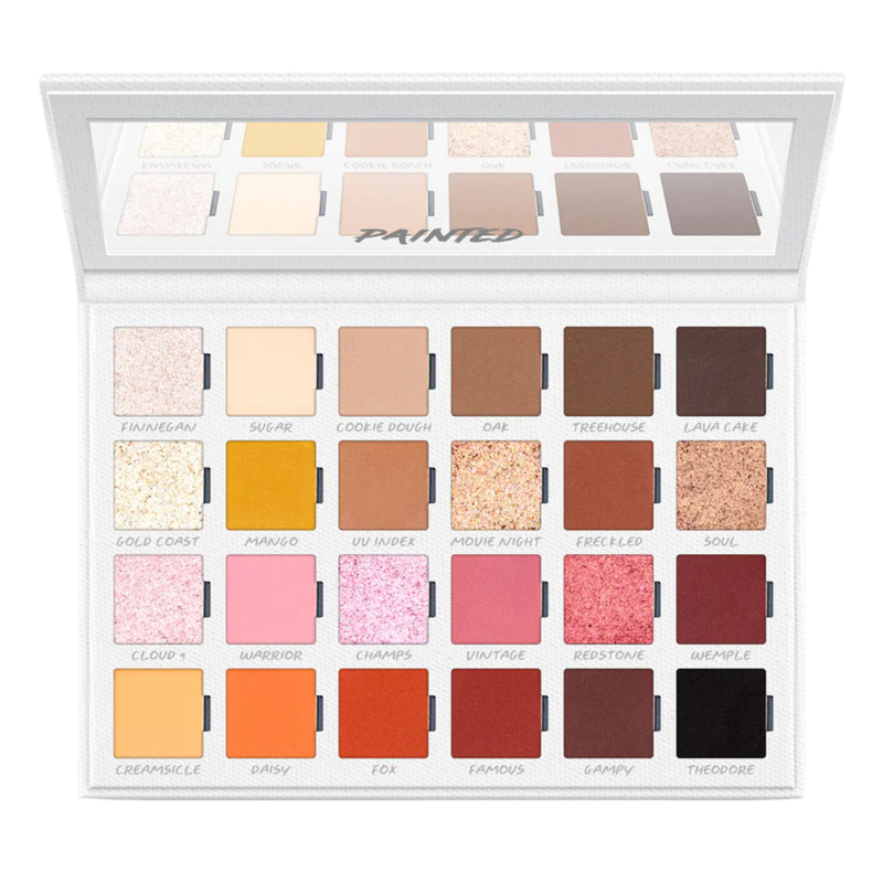 Painted Basic Canvas Palette - Face & Eye Palette