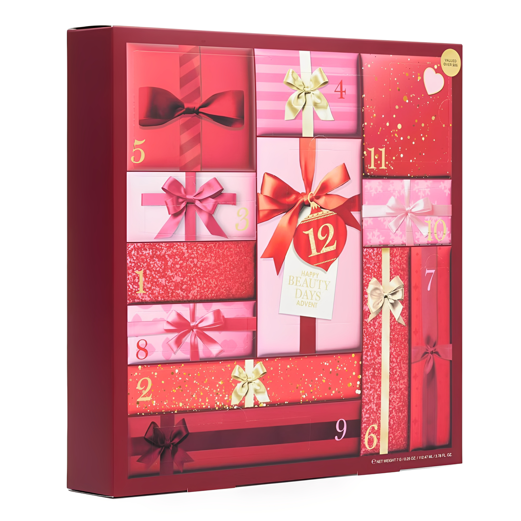 Happy Beauty Days 12-Day Advent Calendar Gift Set - 12pz