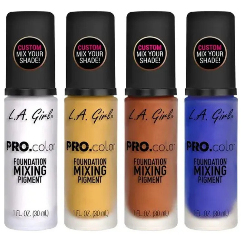 Pack Pigmentos Pro Color Foundation Mixing 4 piezas L.A. Girl