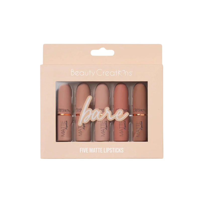 Matte Lipstick - Set de labiales mate 5pz