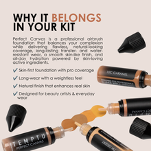 Cargar imagen en el visor de la galería, TEMPTU Air Perfect Canvas Essentials Airbrush Kit *PRE-Order*

